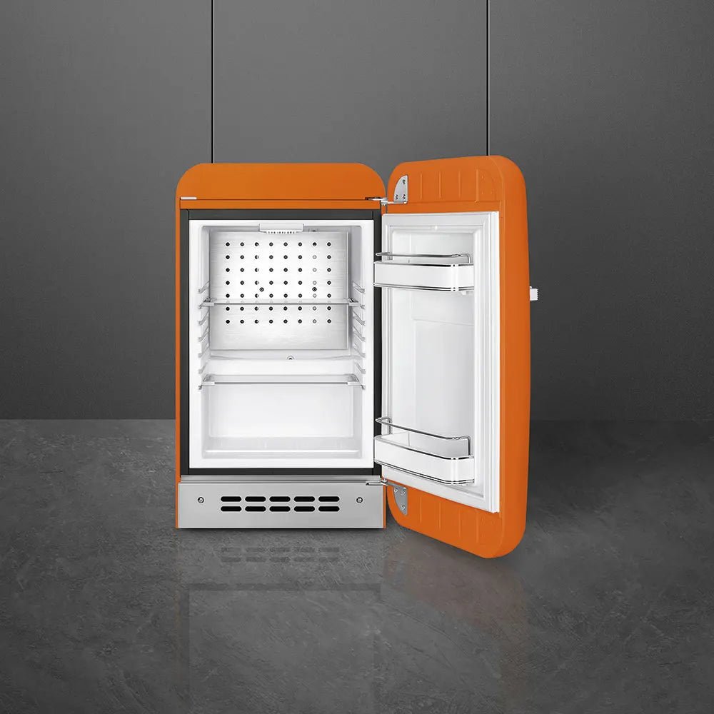 Smeg 50's Retro Style Freestanding Refrigerator,Right Handle , Black Fridge & Freezer| SMEG