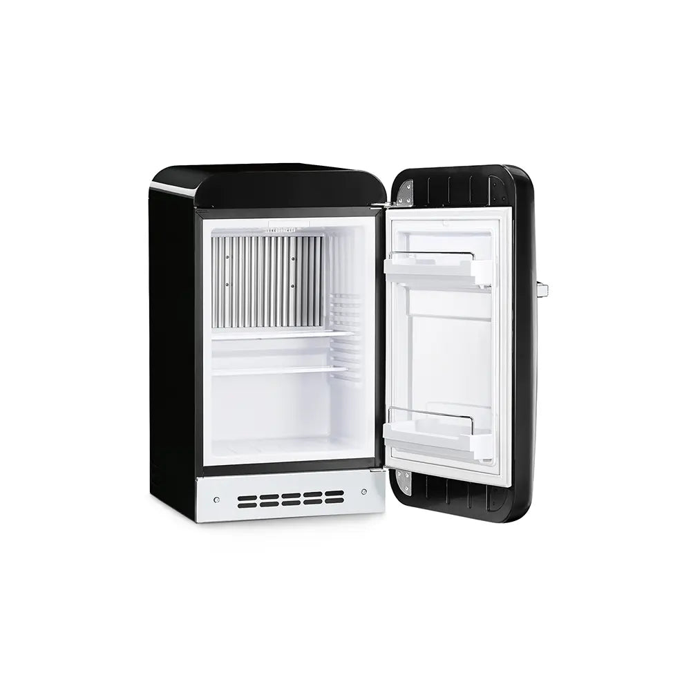 Smeg 50's Retro Style Freestanding Refrigerator,Right Handle , Black Fridge & Freezer| SMEG
