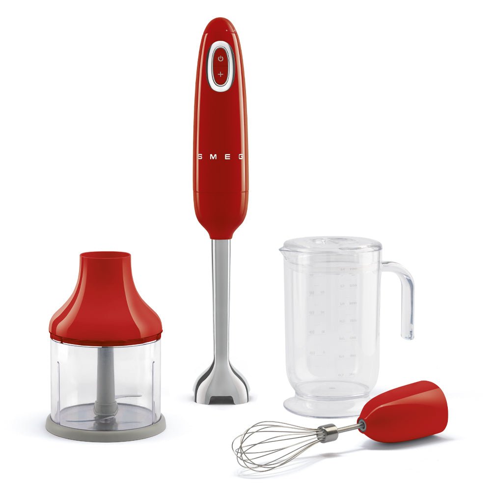 Smeg 50’s Retro Style Hand Blender & 3 Accessories, Hand Blenders| Smeg