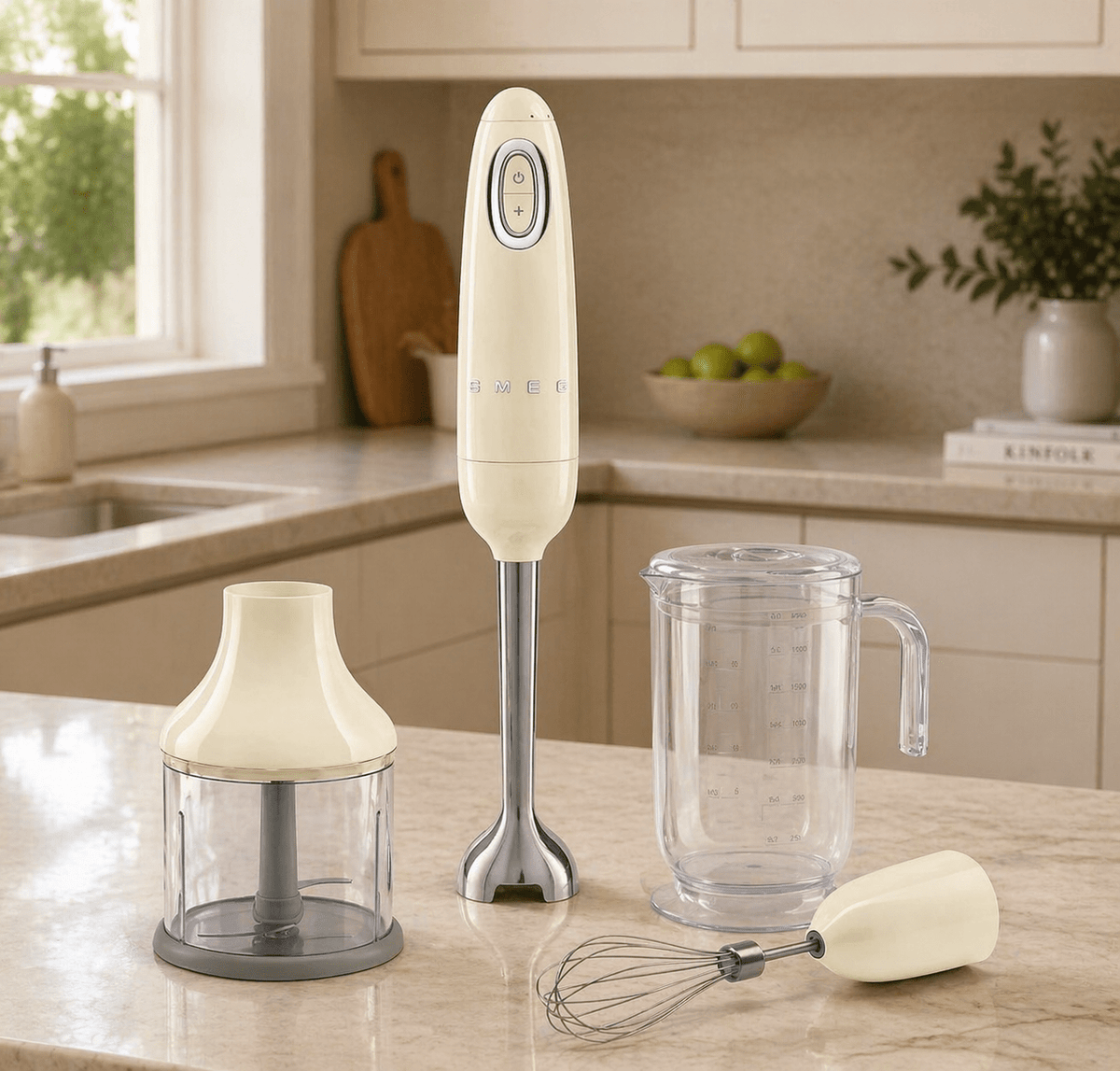Smeg 50's Retro Style, Hand Blender & 4 Accessories Hand Blenders| SMEG