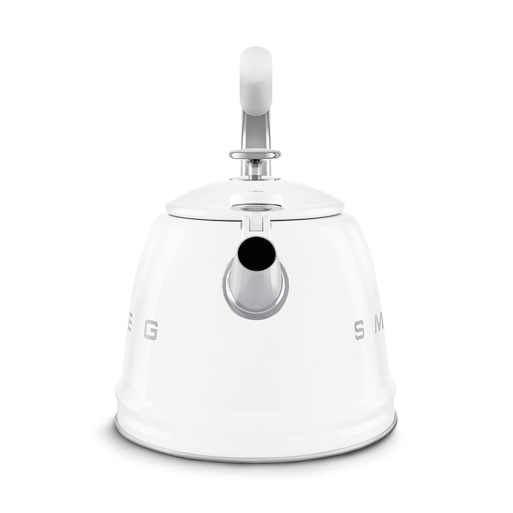 Smeg 50’s Retro Style Stovetop Kettle 2.3 Liters With Boiling Whistle Alert Kettles| SMEG
