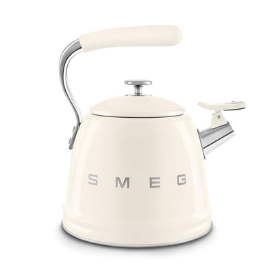 Smeg 50’s Retro Style Stovetop Kettle 2.3 Liters With Boiling Whistle Alert - Al Rugaib Furniture