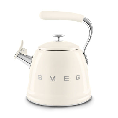 Smeg 50’s Retro Style Stovetop Kettle 2.3 Liters With Boiling Whistle Alert - Al Rugaib Furniture