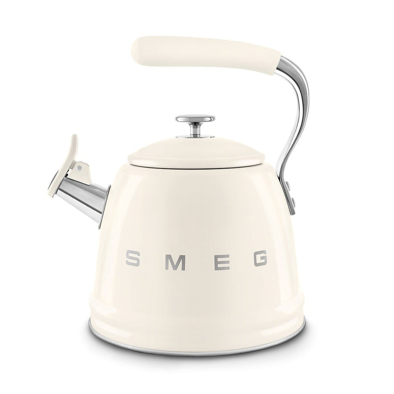 Smeg 50’s Retro Style Stovetop Kettle 2.3 Liters With Boiling Whistle Alert - Al Rugaib Furniture