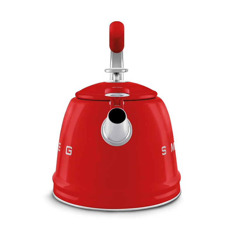 Smeg 50’s Retro Style Stovetop Kettle 2.3 Liters With Boiling Whistle Alert - Al Rugaib Furniture
