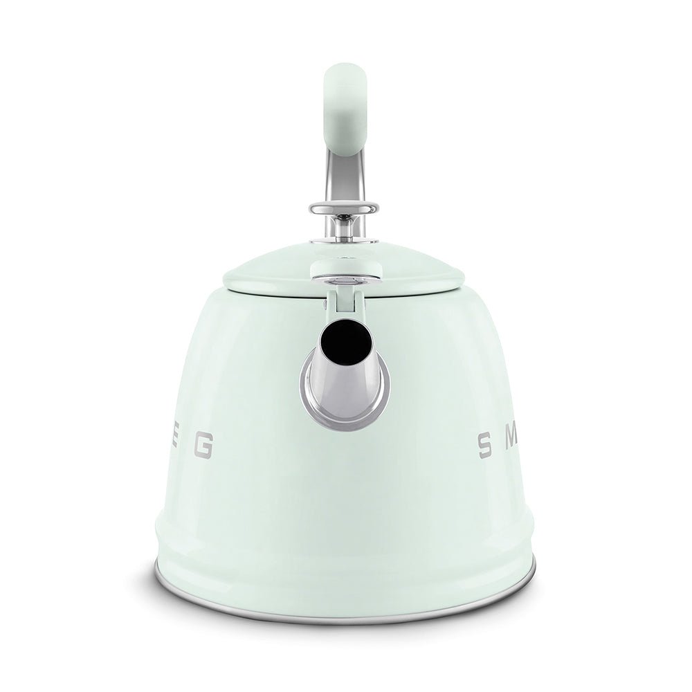 Smeg 50’s Retro Style Stovetop Kettle 2.3 Liters With Boiling Whistle Alert Kettles| SMEG
