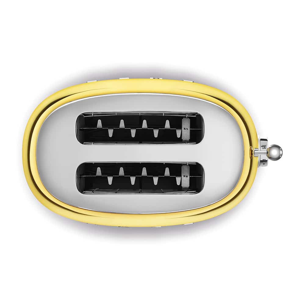 Smeg 50's Style 2-Slice Toaster, Gold Toasters| SMEG