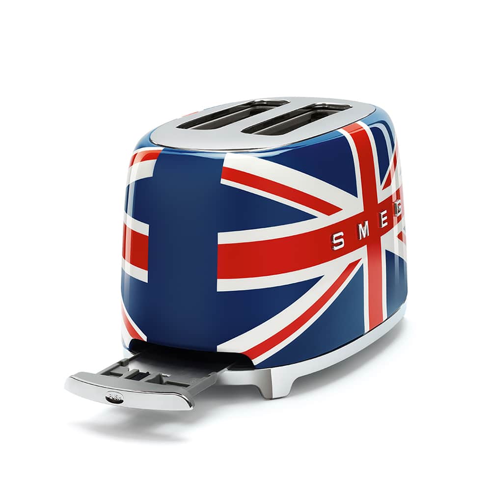 Smeg 50's Style 2-Slice Toaster, Gold Toasters| SMEG