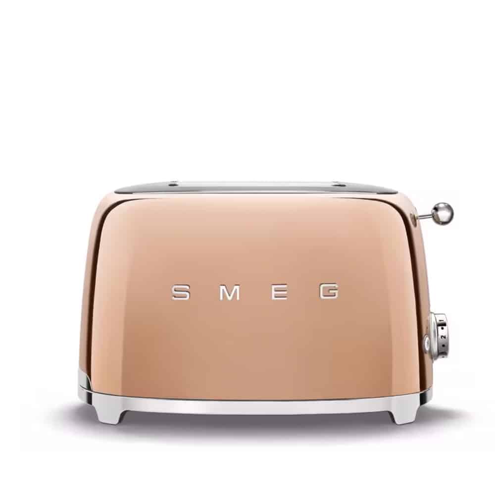Smeg 50's Style 2-Slice Toaster, Gold Toasters| SMEG