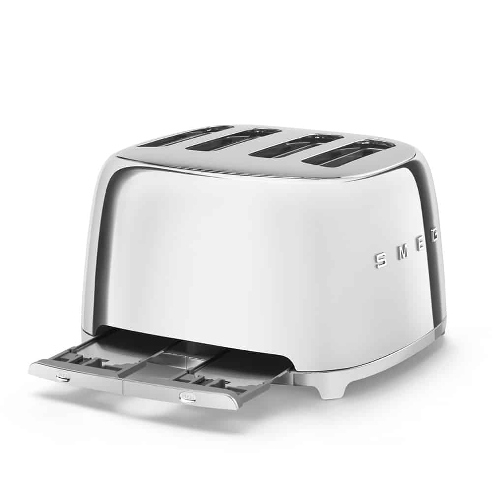 Smeg 50's Style 4-Slot Toaster,steel Toasters| SMEG