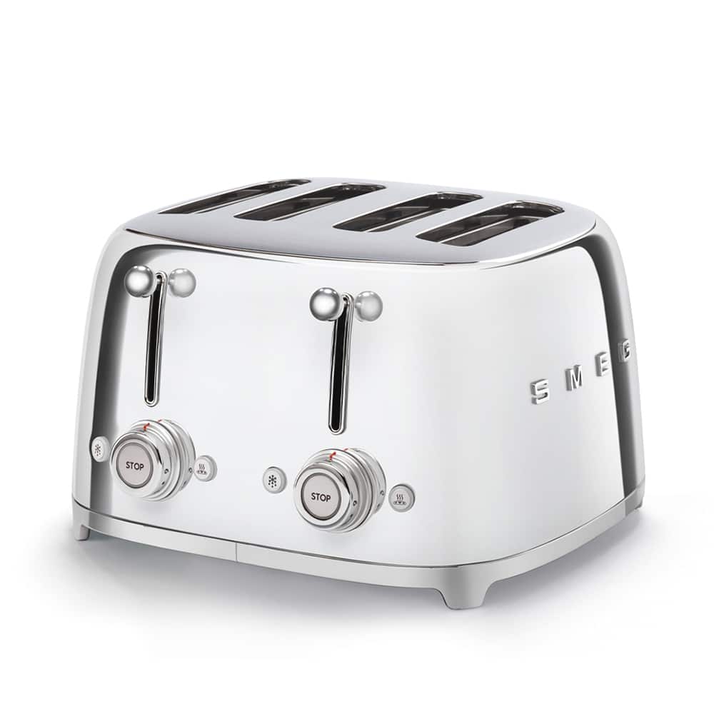 Smeg 50's Style 4-Slot Toaster,steel Toasters| SMEG