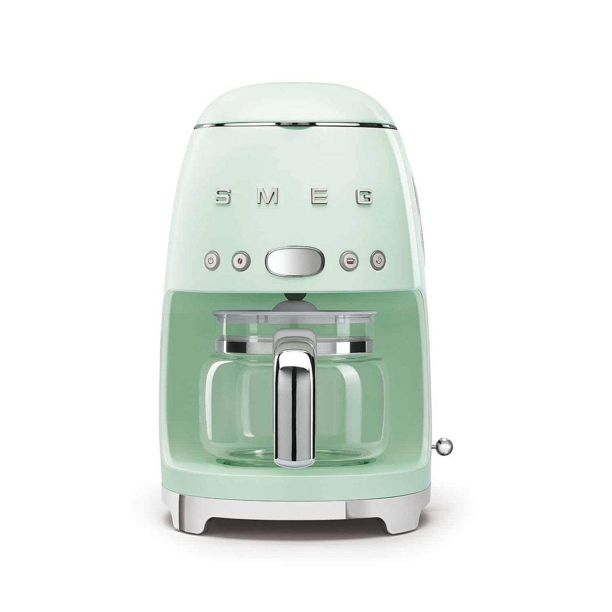 Smeg 50's Style Drip FIlter Coffee Machine, Pastel Greenآلة صنع القهوة سميج ترشيح بالتنقيط نمط الخمسينات ريترو، أخضر فاتح Coffee Machines| Smeg