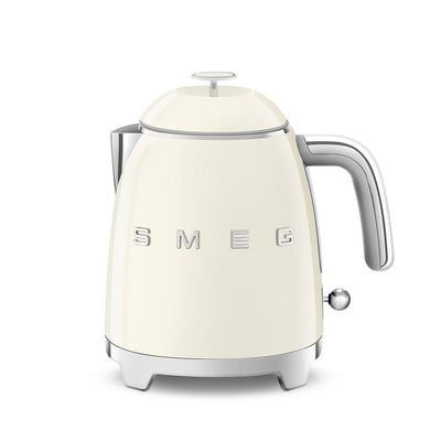 Smeg 50's Style Retro Mini Kettle 0.8 Litre, Creame - Al Rugaib Furniture