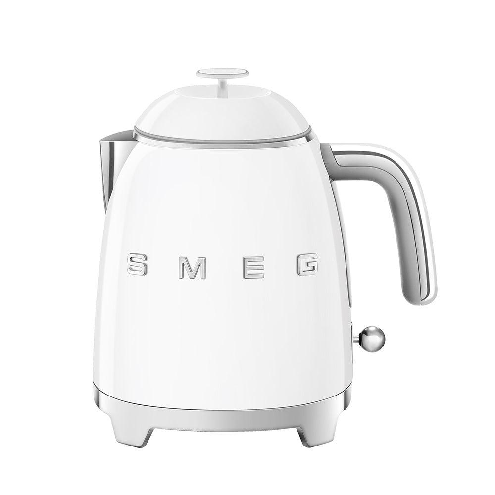 Smeg 50's Style Retro Mini Kettle 0.8 Litre, Black Kettles| SMEG