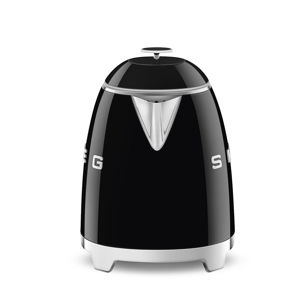 Smeg 50's Style Retro Mini Kettle 0.8 Litre, Black Kettles| SMEG