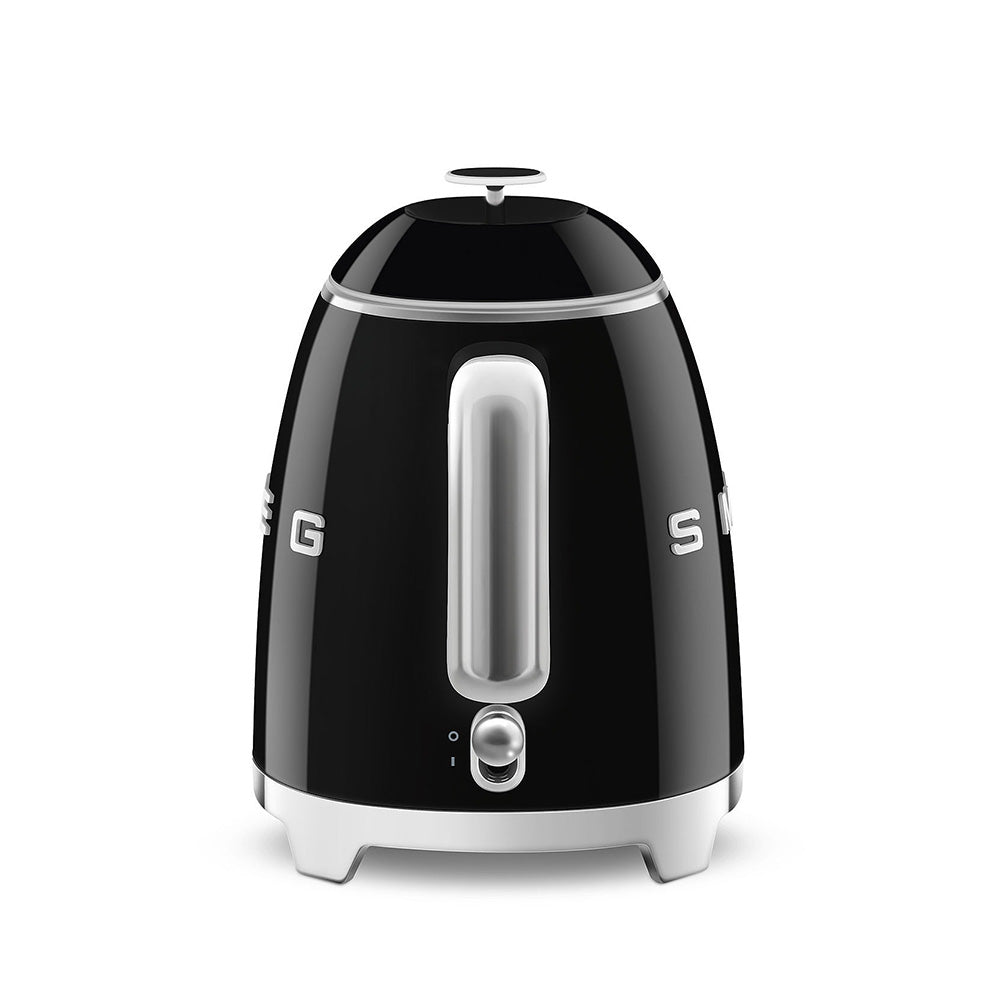 Smeg 50's Style Retro Mini Kettle 0.8 Litre, Black Kettles| SMEG
