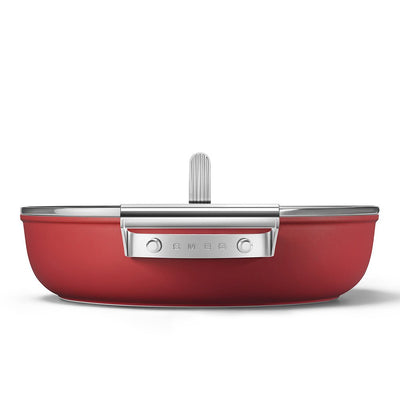 Smeg 50's Style Retro Non - Stick Deep Pan Cookware 28 cm - Al Rugaib Furniture