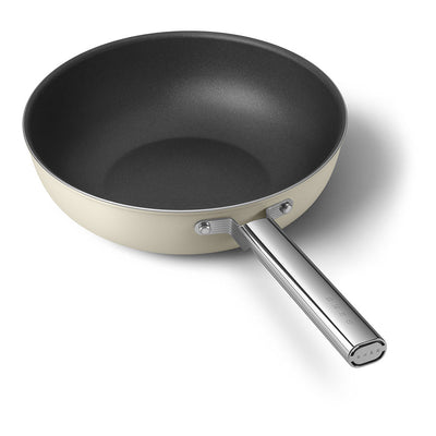 Smeg 50's Style Retro Non - Stick Wok Cookware 30 cm - Al Rugaib Furniture