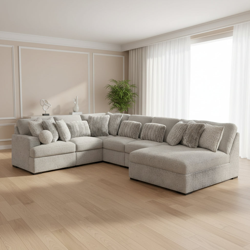 Snodoodle 6-Piece Sectional with Chaise Sectionals| Ashley Homestore