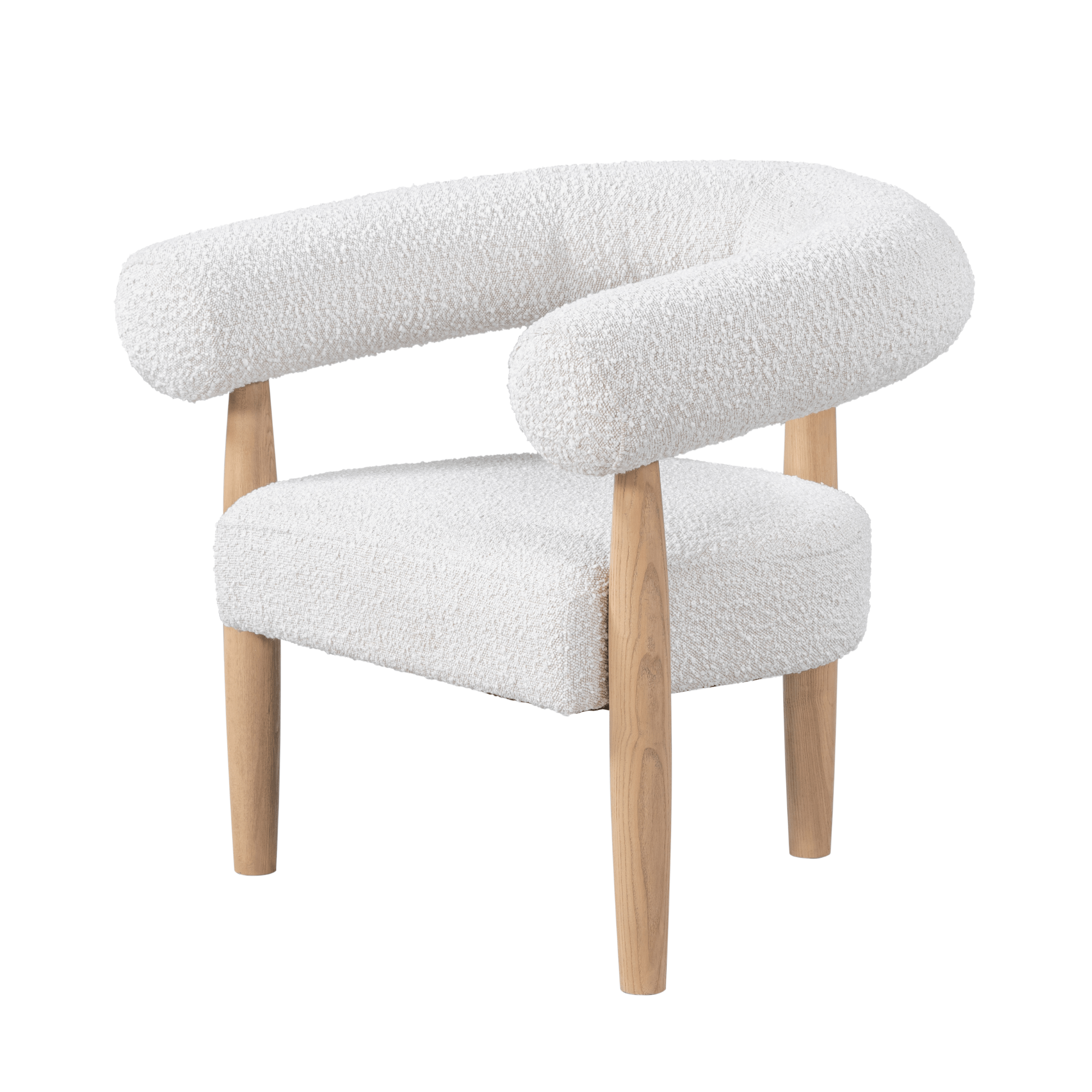 Snow Linen Beige Accent Chair Chairs| Roots Furniture