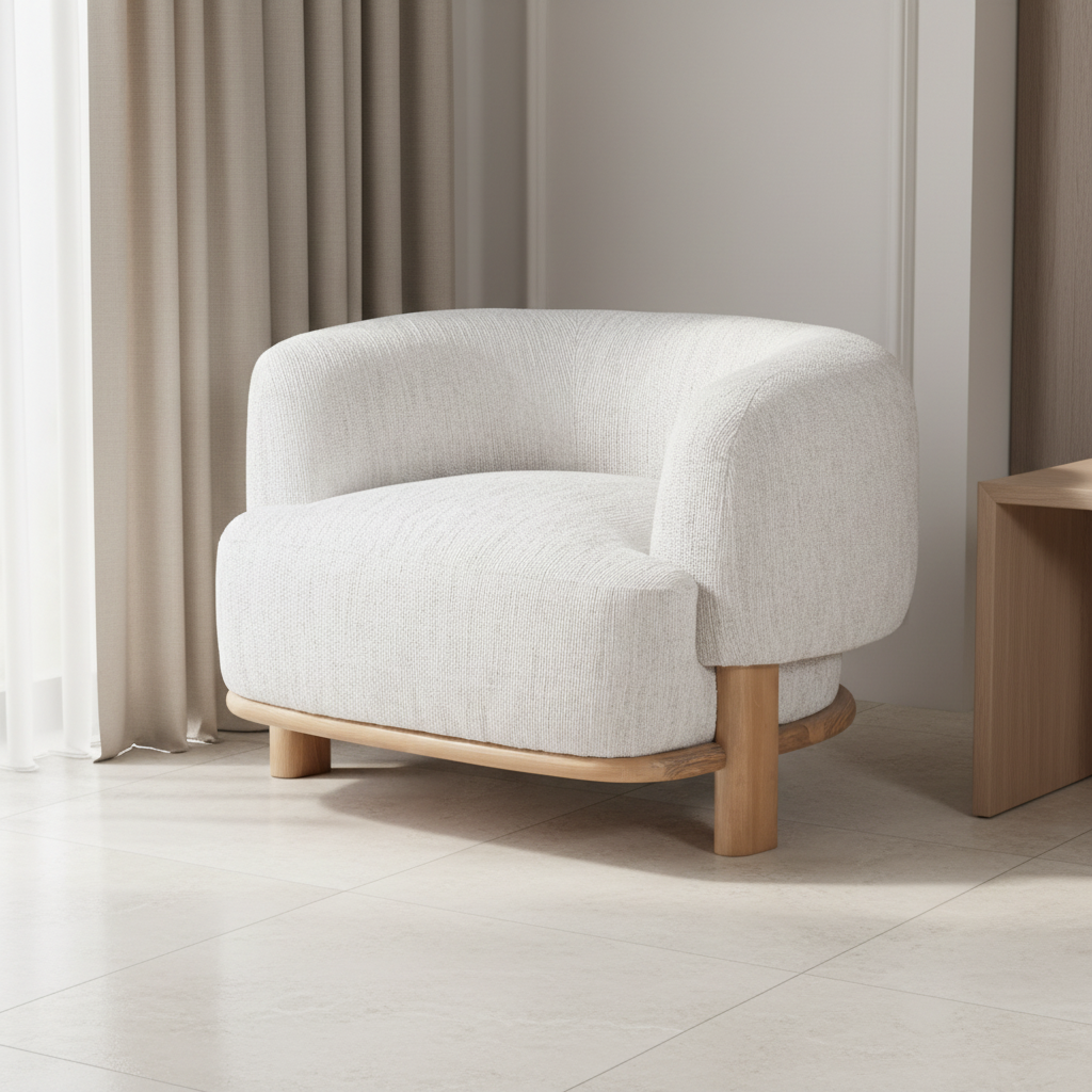 Snow Linen Beige Chair Chairs| Roots Furniture