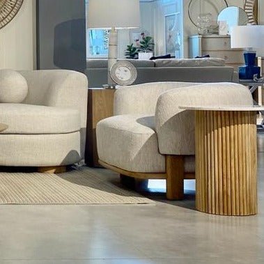 Snow Linen Beige Chair Chairs| Roots Furniture