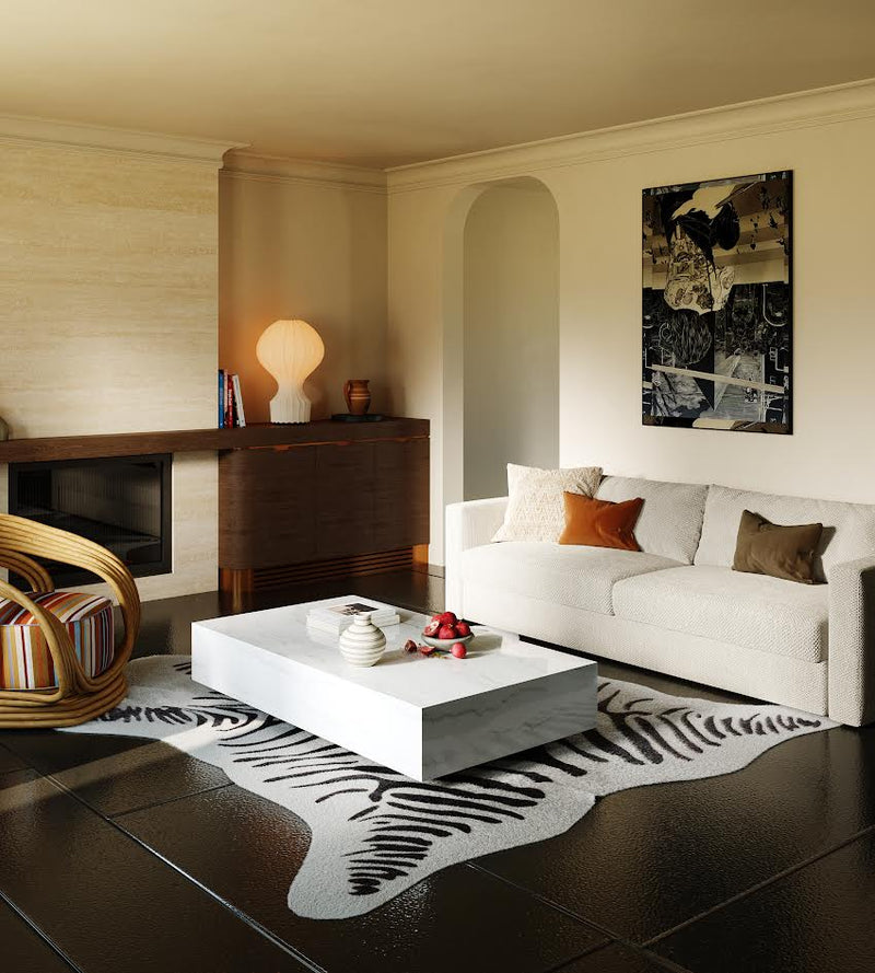 Snowcrest Marble Cocktail Table - Al Rugaib Furniture