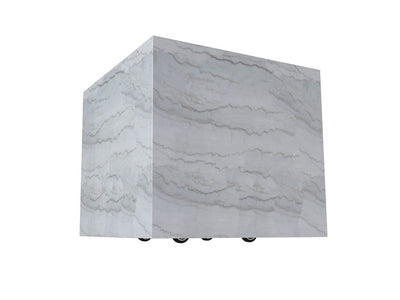 Snowcrest Marble Side Table - Al Rugaib Furniture