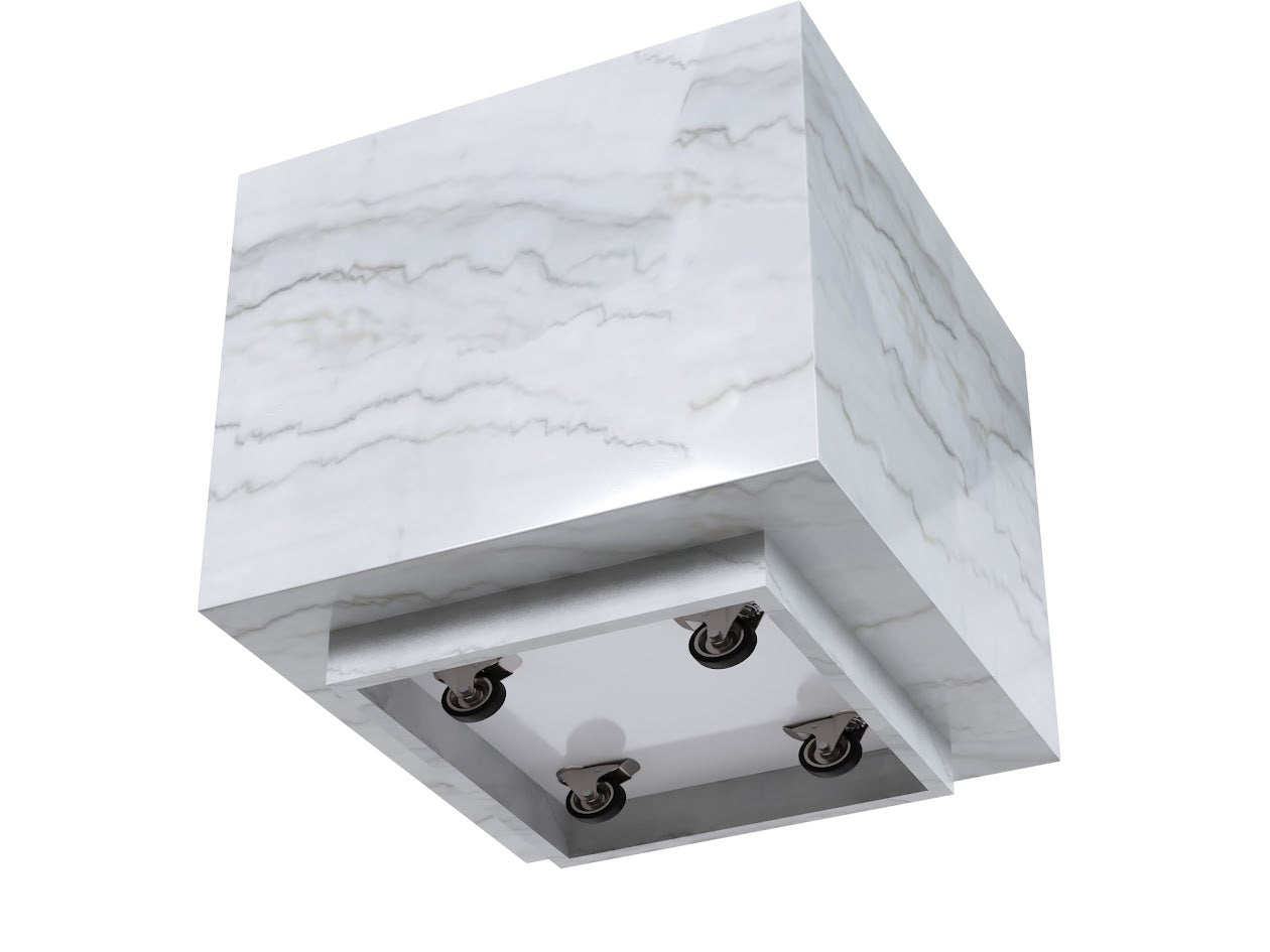 Snowcrest Marble Side Table Accent & End Tables| Roots Furniture