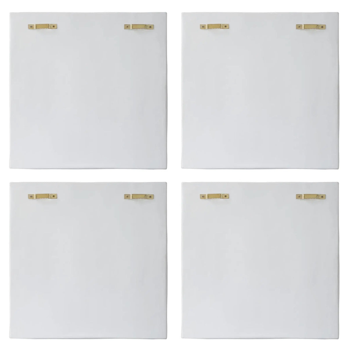 Snowdrift Scultped White Wall Decor, S/4 Wall Decors| Uttermost