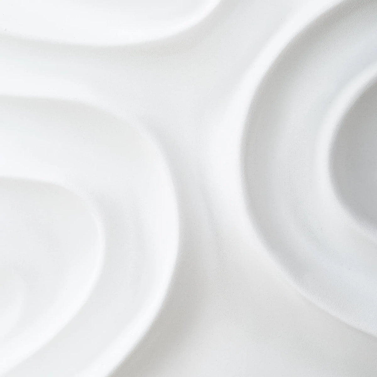 Snowdrift Scultped White Wall Decor, S/4 Wall Decors| Uttermost