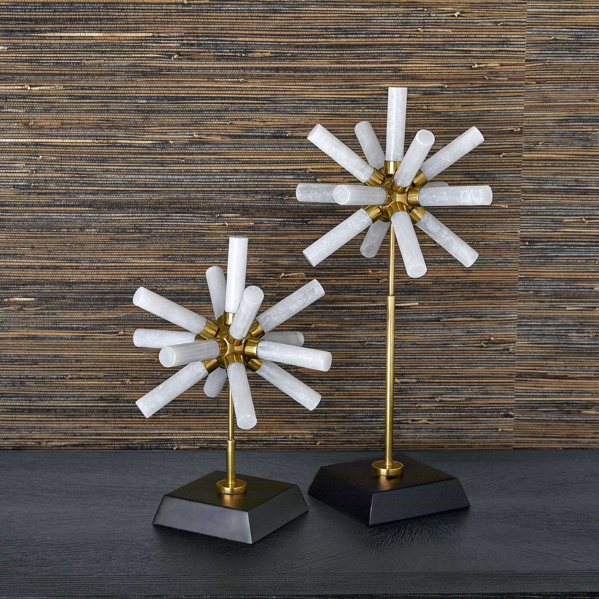 Snowflake Sculptures, S/2 Table Decors| Uttermost
