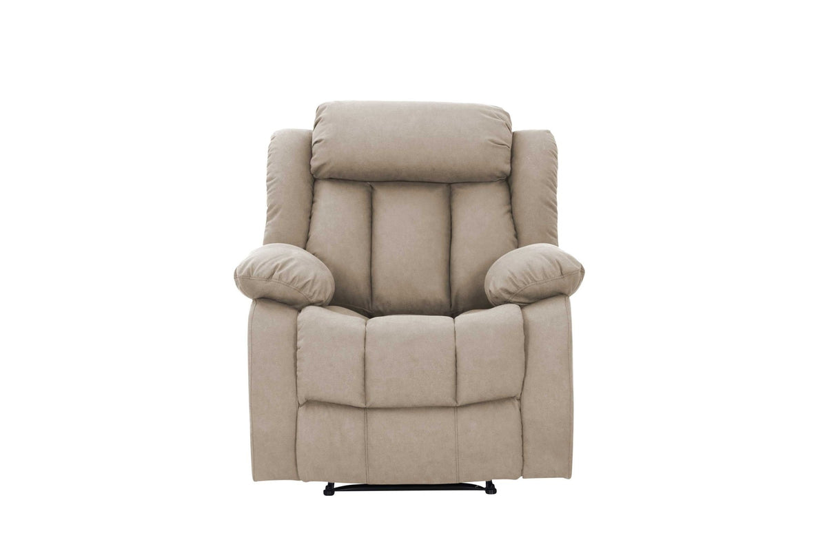 SnugLux Manual Beige Recliner Recliners| Roots Furniture