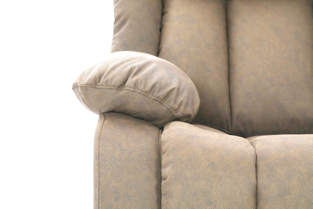 SnugLux Manual Beige Recliner Recliners| Roots Furniture