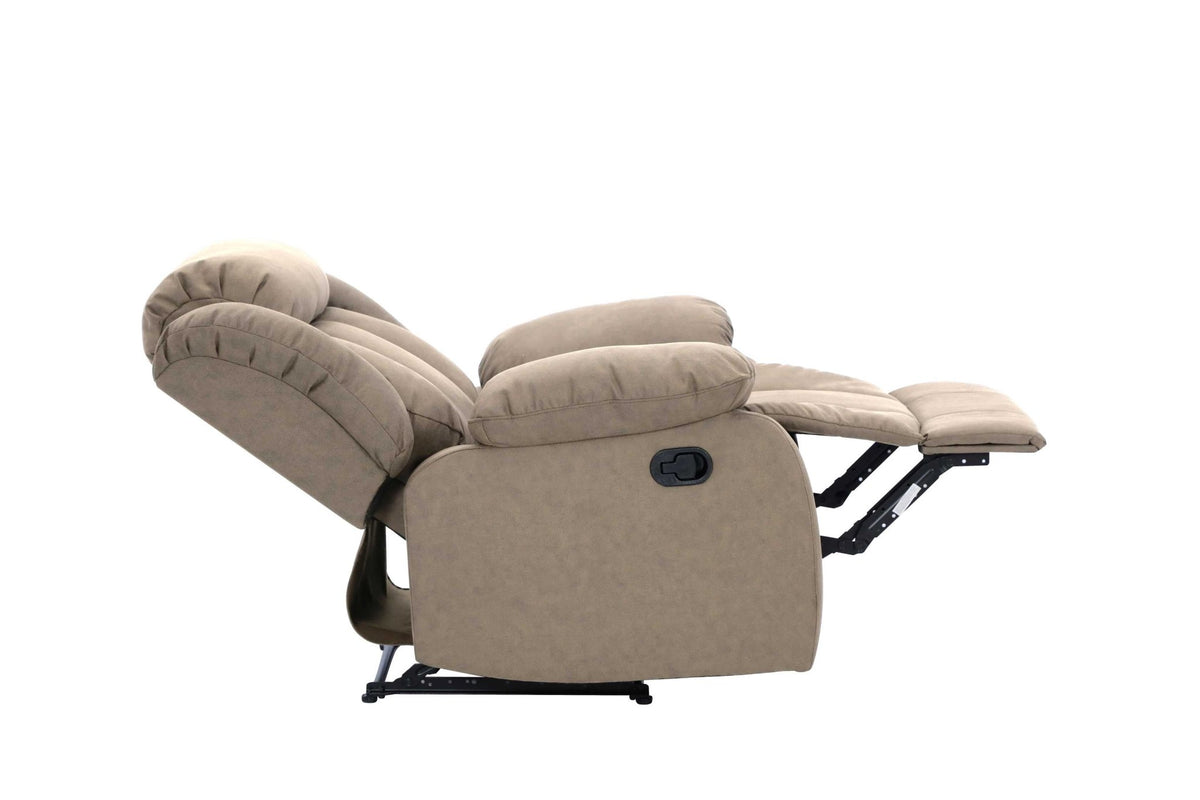 SnugLux Manual Beige Recliner Recliners| Roots Furniture