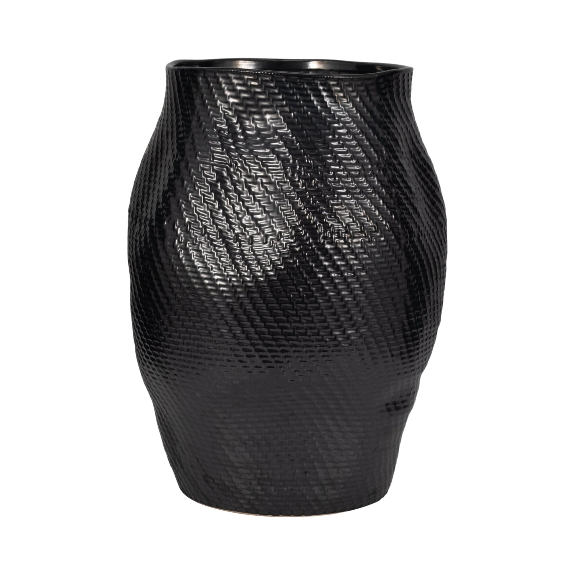 Sobaek Vase, Black Vases and Jars| Sagebrook Home