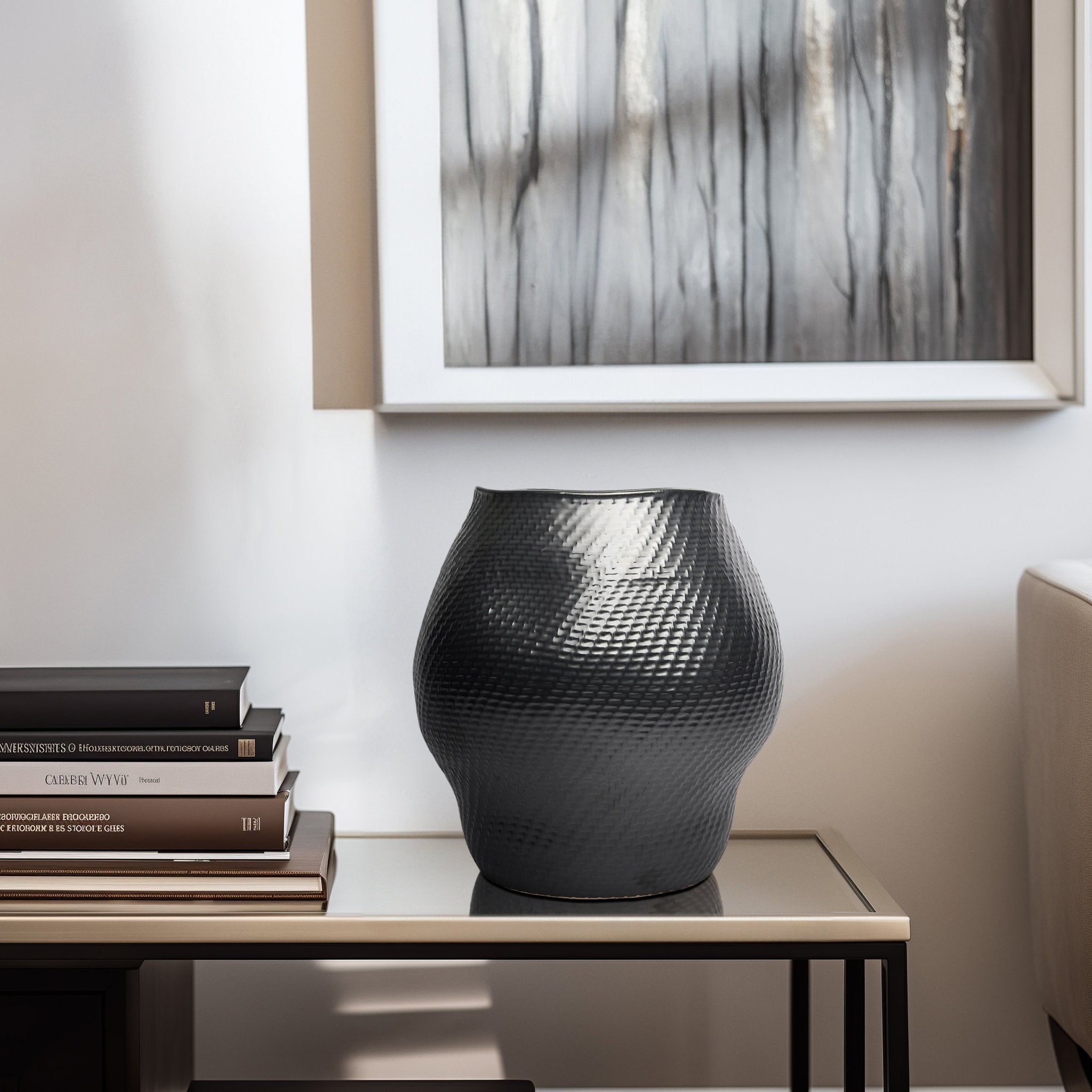 Sobaek Vase, Black Vases and Jars| Sagebrook Home