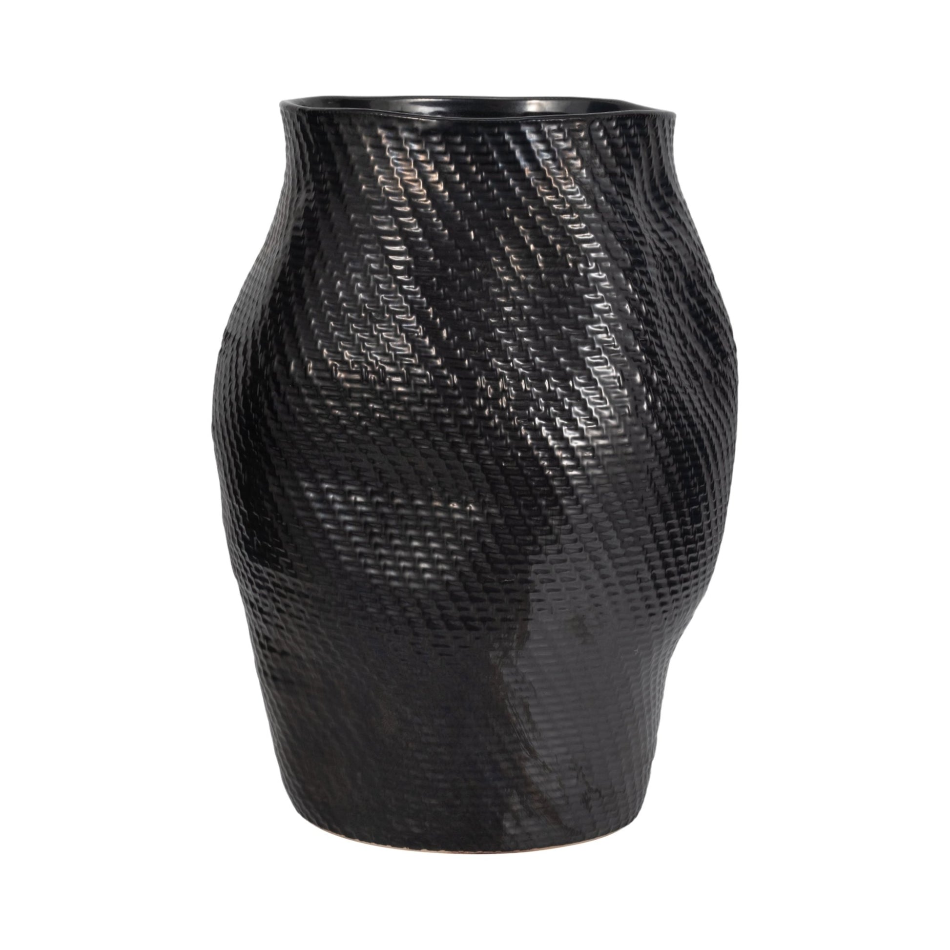 Sobaek Vase, Black Vases and Jars| Sagebrook Home