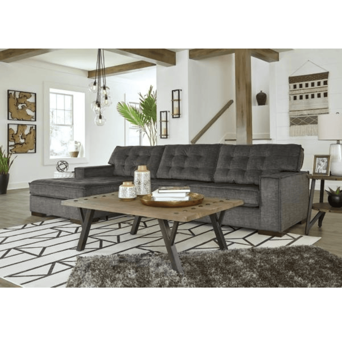 Coulee Point 2-Piece Sectional with Chaise Sectionals| Ashley Homestore