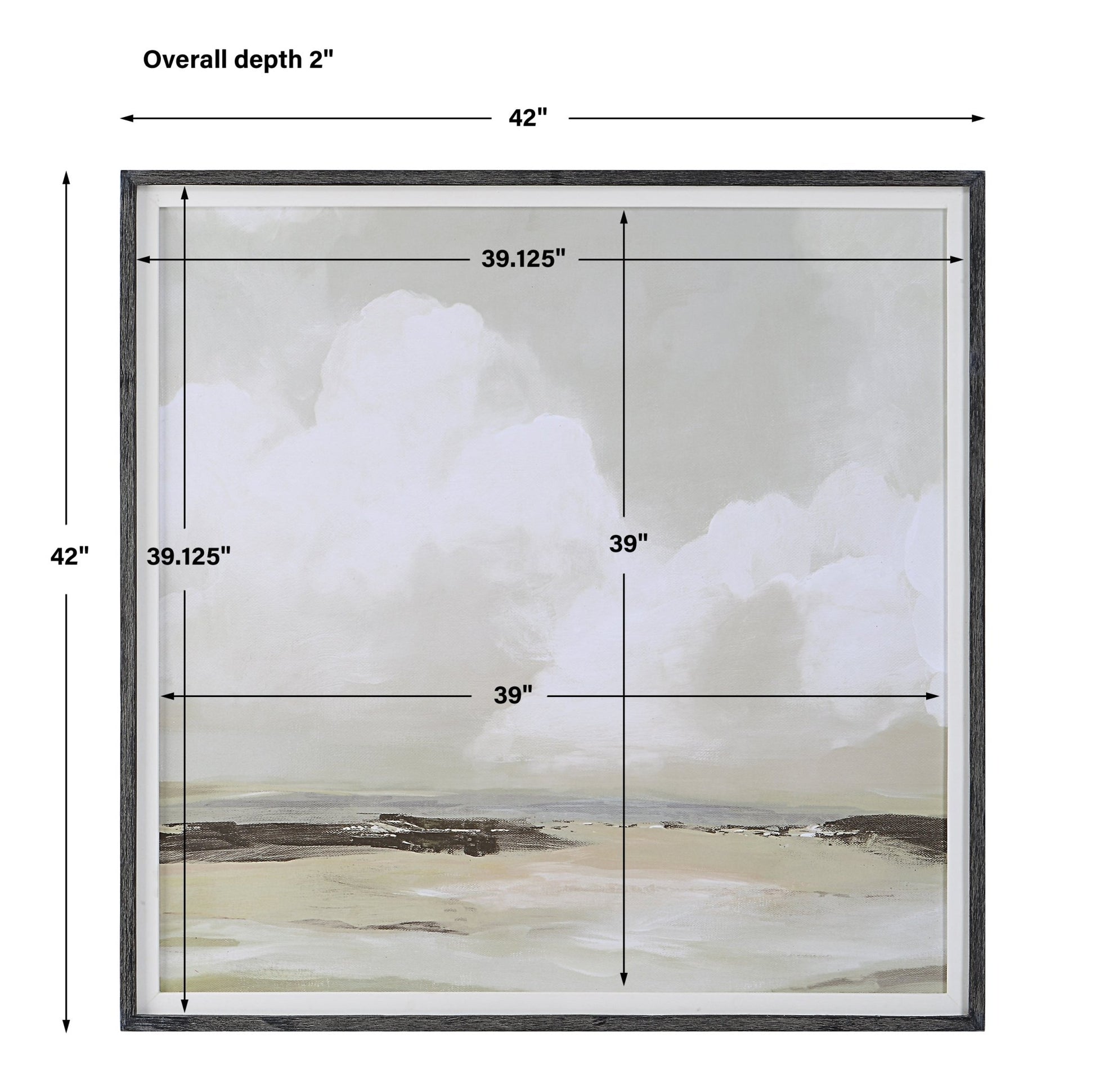 Soft Clouds Framed Print Paintings & Pictures| Uttermost