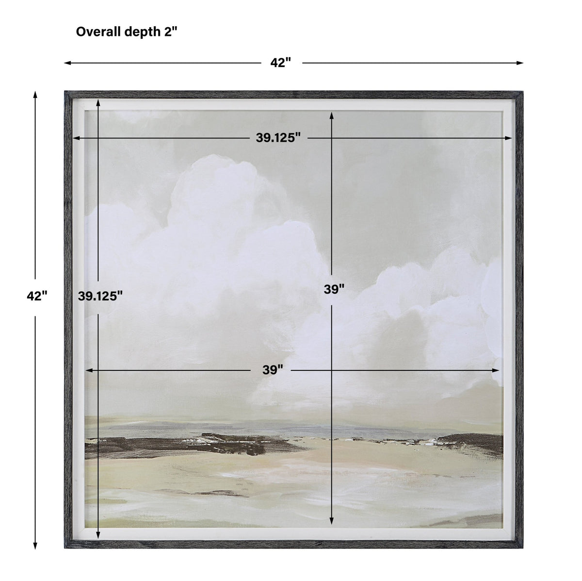 Soft Clouds Framed Print Paintings & Pictures| Uttermost