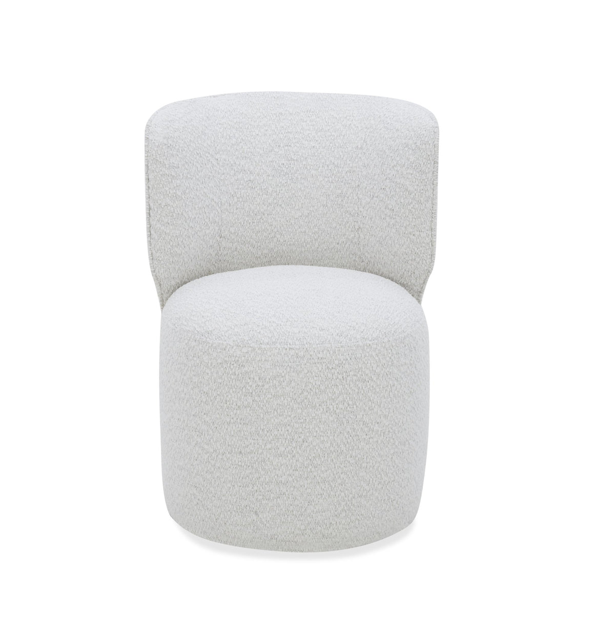 Softstone white Armless chair leg wheel Dining Chairs| Roots Furniture