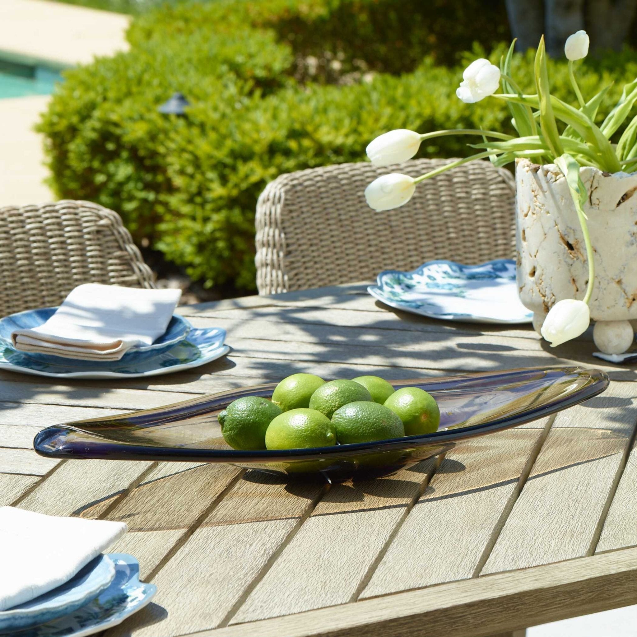 Soluna Indoor-Outdoor Glass Bowl Bowl| Uttermost