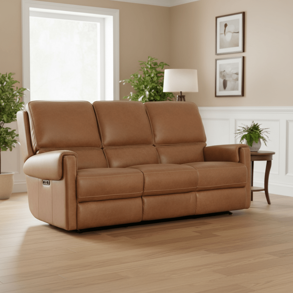 Somers Sofa with Power Recline & Power Headrest Sofas & Loveseats| Hooker