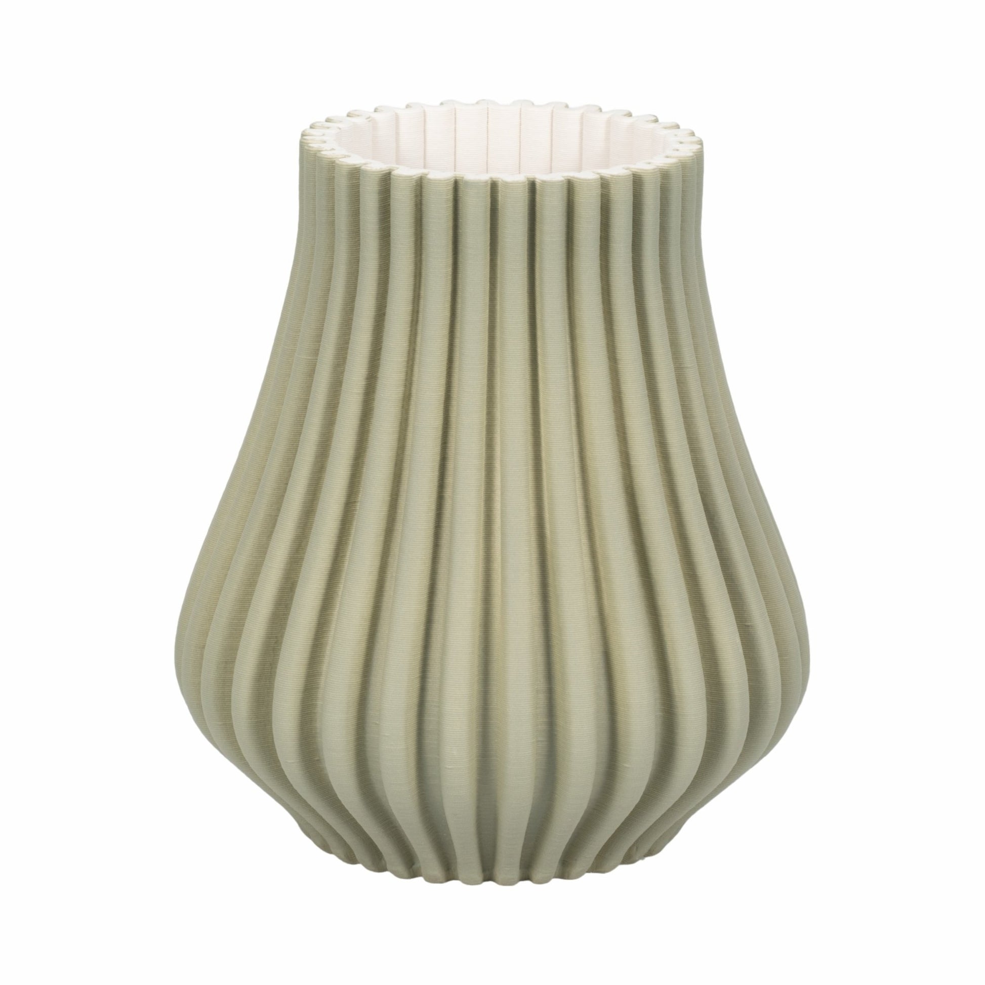 Somerset 3d Printed Vase, Oil Green Vases and Jars| Sagebrook Home