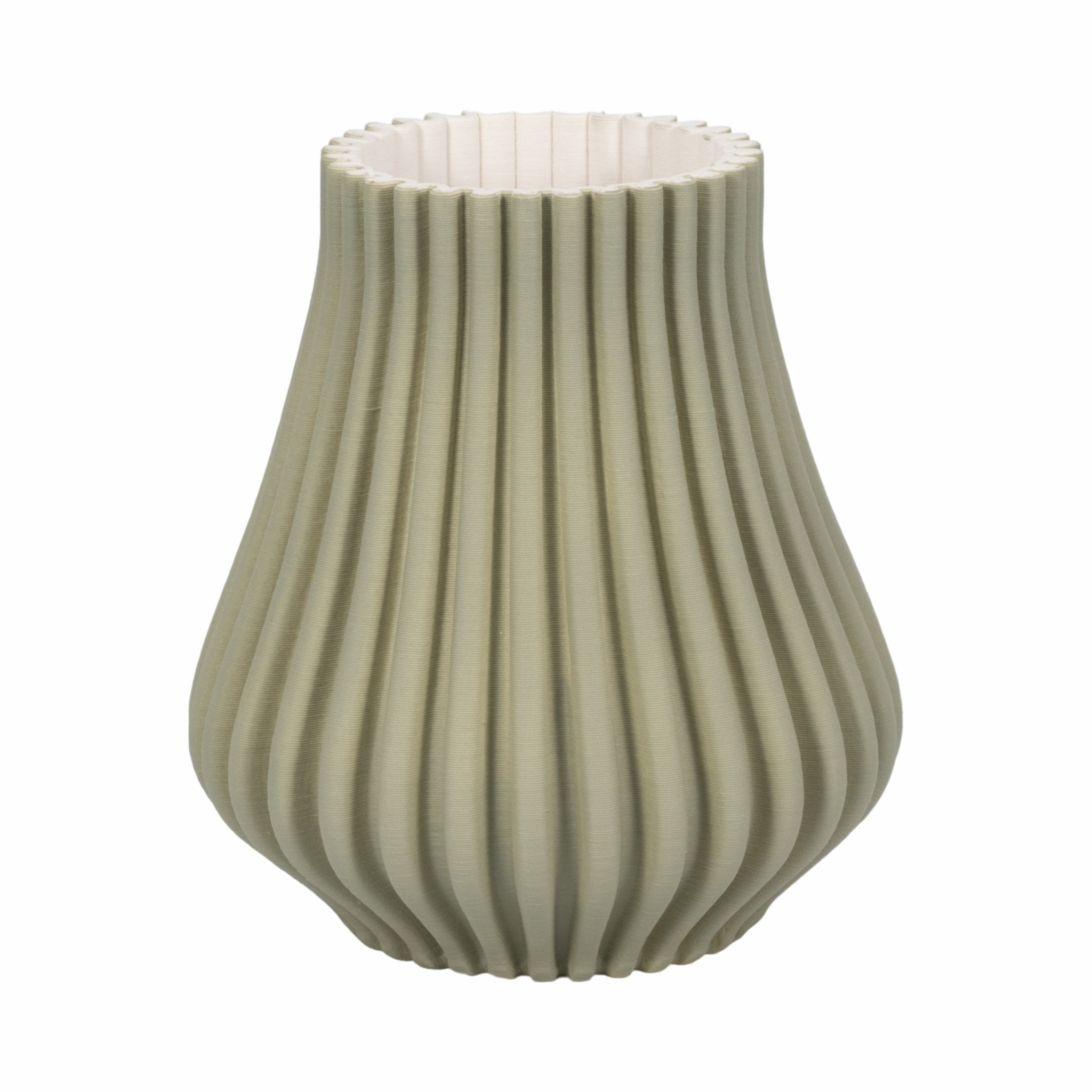 Somerset 3d Printed Vase, Oil Green Vases and Jars| Sagebrook Home