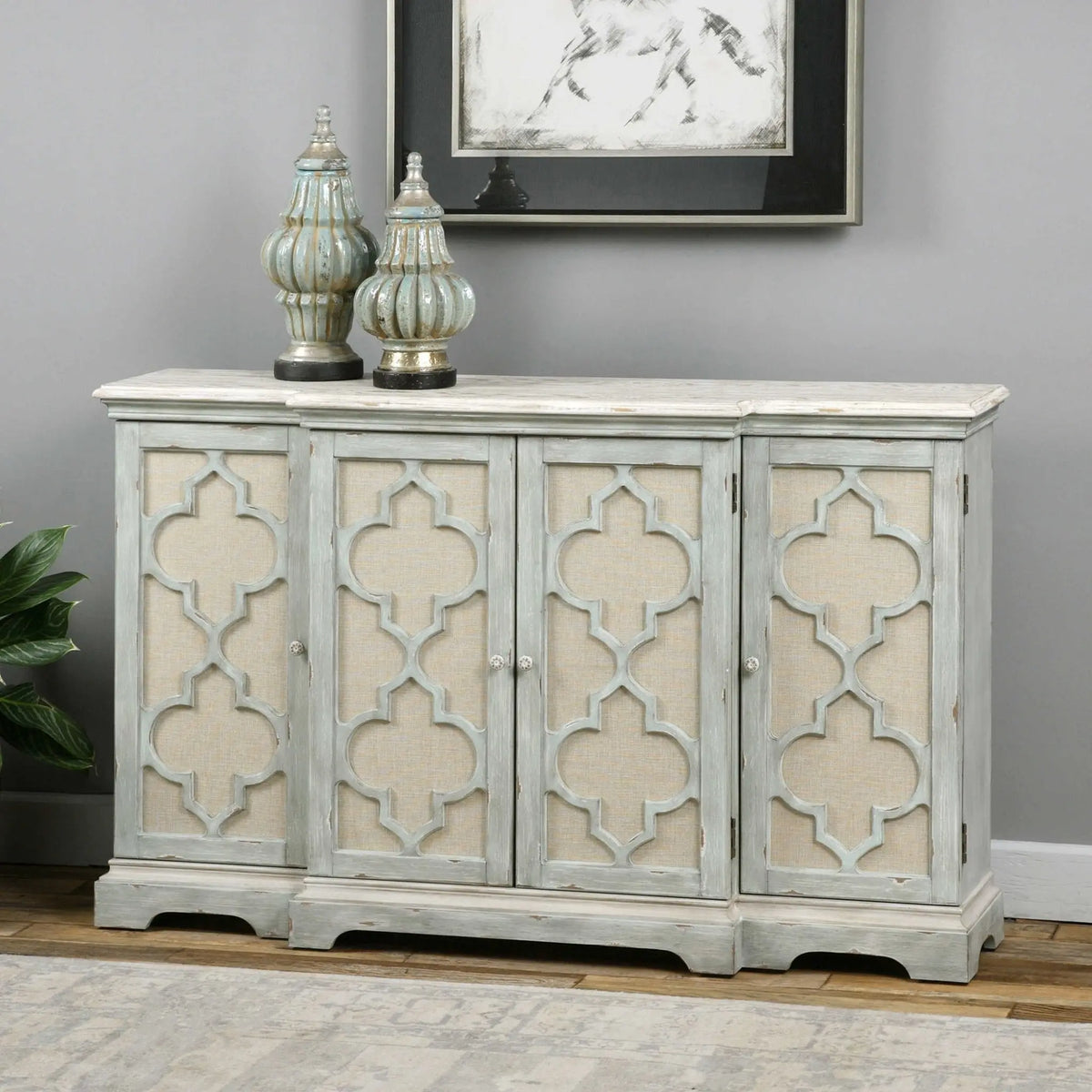 Sophie 4 Door Cabinet Cabinets & Chests| Uttermost