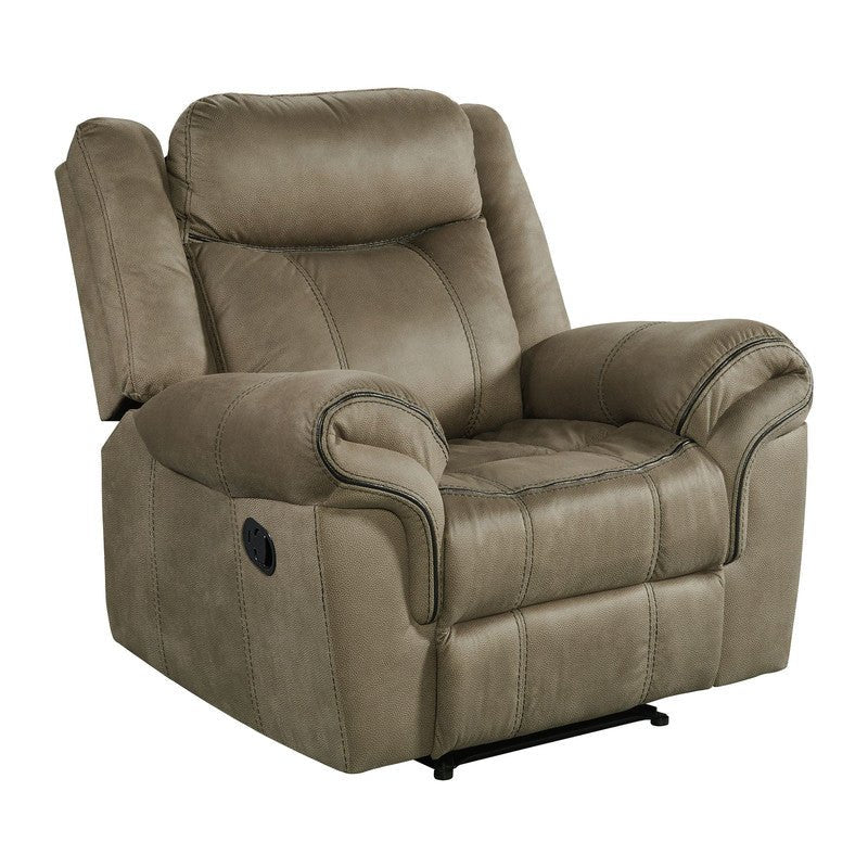 Sorrento Glider Recliner in T101 Brown Recliners| Roots Furniture