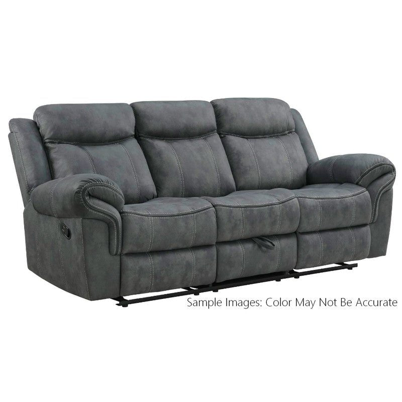 Sorrento Motion Sofa with Dropdown in FB367 Charcoal Recliners| Roots Furniture