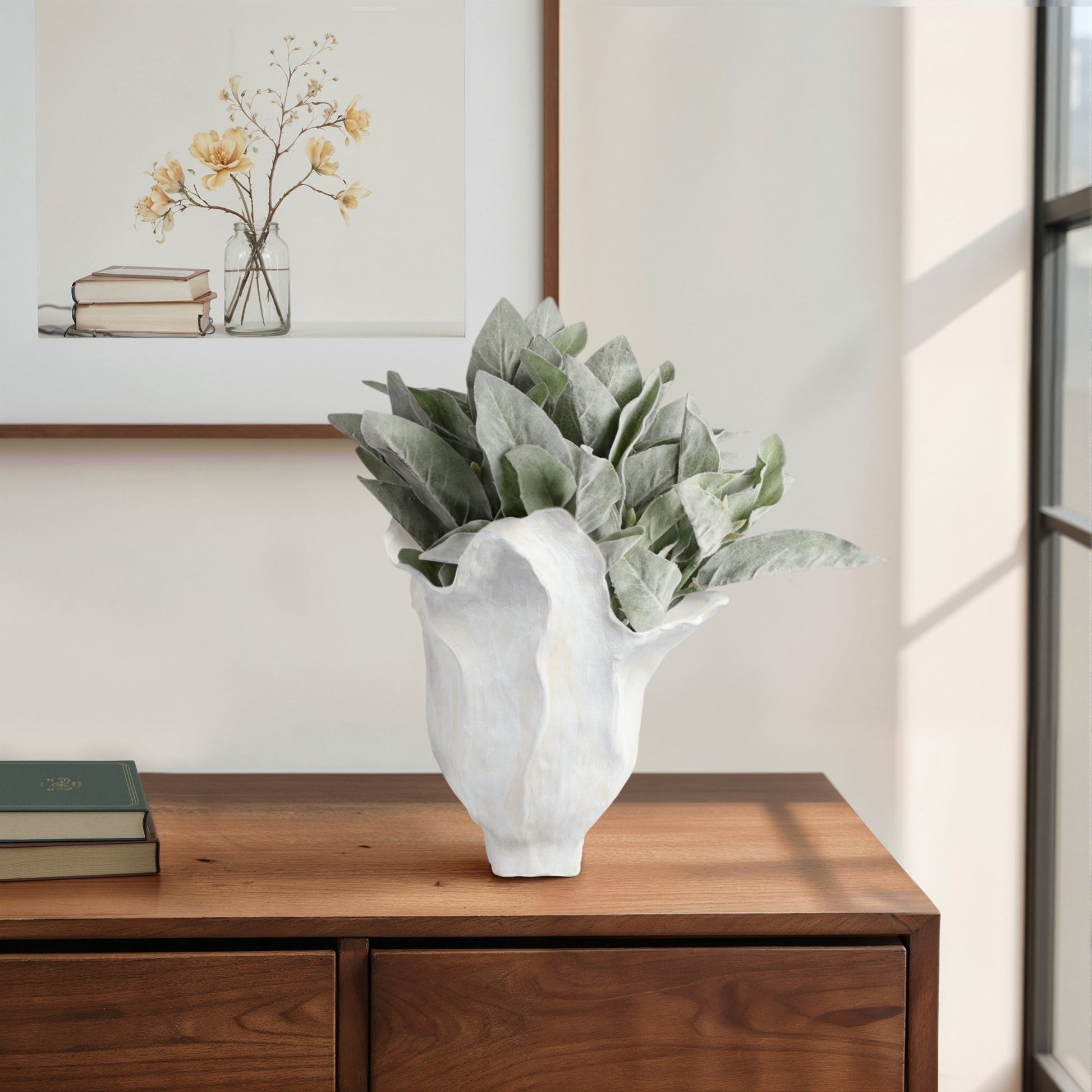 Spadena Porcelain Vase, Ivory Vases and Jars| Sagebrook Home